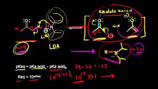 Enolate formation from ketones  Alpha Carbon Chemistry  Organic chemistry  Khan Academy [upl. by Leola]