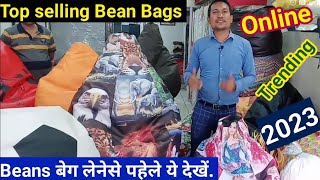 बिन बेग लेनेसे पहले ये देखें। How to Buy Bean Bag  Types Price Review 2023 [upl. by Acsot]