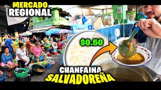 🐽La MEJOR Chanfaina 100 Salvadoreña en El MERCADO REGIONAL de USULUTAN EL SALVADOR🐖 [upl. by Dion]