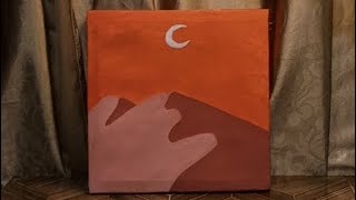 Painting On Canvas Easy Painting On Canvas Easy Mountain Painting For Beginners [upl. by Finstad]