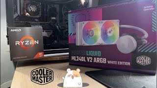 Comment installer Votre Cooler Master ML 240l v2 RGB sur AMD [upl. by Torres]