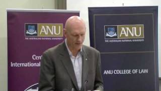 Australias ambition for the conservation of whales Peter Garrett MP at ANU [upl. by Savart]