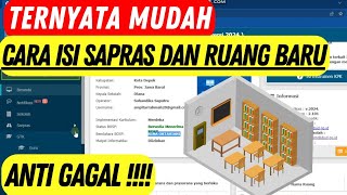 Cara Isi Sarpras Dapodik  Mudah – Ruang Baru [upl. by Gaddi]