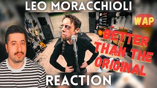 BETTER THAN THE ORIGINAL  WAP metal cover by Leo Moracchioli Reaction [upl. by Niahs]