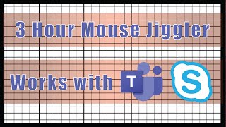 Mouse Jiggler 3 Hours  Keep Computer Awake  Mouse Mover [upl. by Louisa]