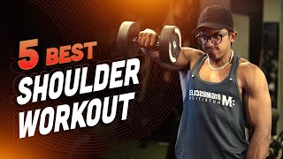 Best shoulder workout  Obaid khan  5 best Shoulder workout  Workout tips [upl. by Richmond]