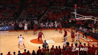 Illinois Basketball Highlights vs Nebraska 22614 [upl. by Selway]