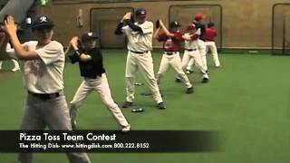 Hitting Aid Baseball Training Tool Hitting Disk Pizza Toss Drill [upl. by Zoe]