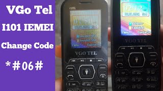 Vgo tel i101 imei change code invalid sim solution free registration without pc abrajee [upl. by Farly]