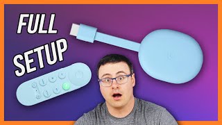 The New Chromecast With Google TV Full Setup Video [upl. by Vinny]