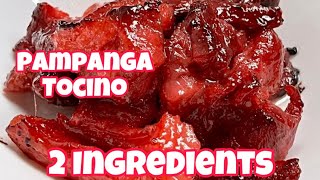 2 INGRIDIENTS OF AUTHENTIC PAMPANGA TOCINO [upl. by Emelia]