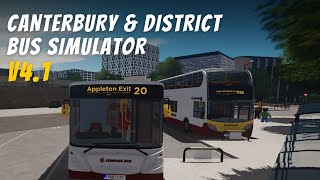 ROBLOX  Canterbury amp District Bus Simulator V41 Route 20  Transbus Enviro 300 [upl. by Eurd591]