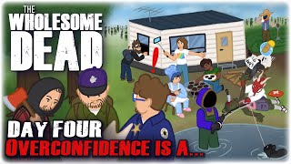 OVERCONFIDENCE IS A  Project Zomboid Hardcore Multiplayer  Wholesomeverse  Day 4 [upl. by Doolittle]