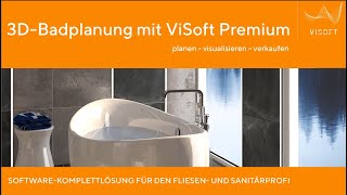 ViSoft 3D Raum Fliesen und Badplanung  Interior Design in perfekter Qualität [upl. by Carbrey]