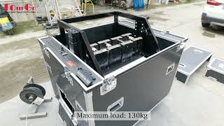 ATA automatic control electric lifting flight road case for Panasonic PTRQ25KU Laser Projector [upl. by Kung820]