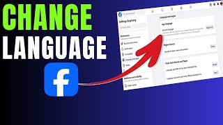 How to Change Language on Facebook for Desktop PC [upl. by Aisinut]