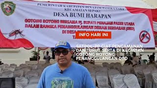 Kegiatan Gotong Royong bersama Pj Bupati PPU Dalam Rangka Penanggulangan DBD di Sepaku [upl. by Astor]