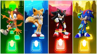 Sonic Hedgehog Team  Sonic Boom 🔴 Espio Sonic 🔴 Amy Exe Sonic 🔴 Blaze The Cat  Tiles Hop [upl. by Eilrebma809]