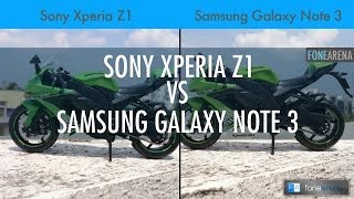 Sony Xperia Z1 Vs Samsung Galaxy Note 3 Camera Comparison [upl. by Ojeitak825]