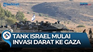 Detikdetik Tank Militer Israel Bergerak Masuk ke Perbatasan Gaza Invasi Darat akan Dimulai [upl. by Cirilo]