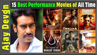 Ajay Devgn 15 Best Performance Bollywood Movies of All Time  Ajay Devgan Best Films by IMDb [upl. by Ardnovahs]