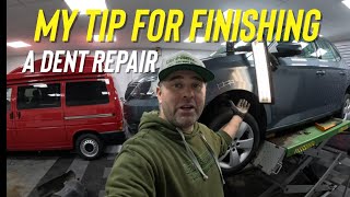 My TIP to HELP Finish off a Confusing Complex Dent Repair  PDR [upl. by Niletak204]