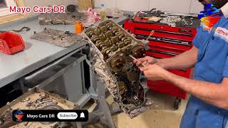 1ZR 16L Engine Timing Chain Installation [upl. by Yllus560]