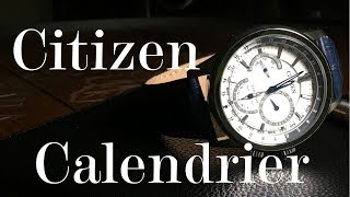 The Citizen Calendrier A Beautiful Ecodrive Multifunction now with Crevasse BU202002A [upl. by Levram]