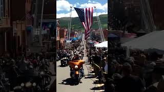 Veterans Ride into Cripple Creek Colorado [upl. by Aihsak765]