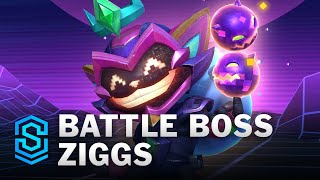 Battle Boss Ziggs Wild Rift Skin Spotlight [upl. by Adina]