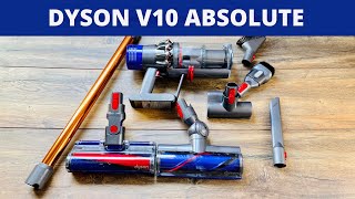 Dyson Cyclone V10 Absolute Akku Staubsauger  Test amp Unboxing [upl. by Hotze]