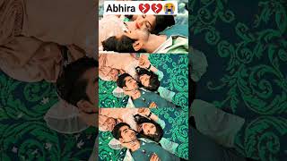 Abhimanyu Death💔Scene 😭Abhira Last shoot YrkkhabhirakairaviralSadscenebyisbrokenherat [upl. by Tonia]