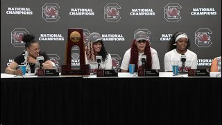 WBB Postgame Iowa South Carolina Press Conference 040724 [upl. by Naomi]