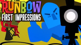 Runbow Gameplay for Wii U  First Impressions Lets Play Wii U Gameplay [upl. by Ahsiat]