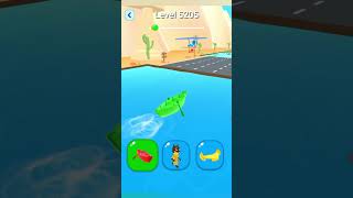 Shape shifting2 game level5205 hyper casual game shapeshifting gameplay gaming shortvideo [upl. by Enoval]