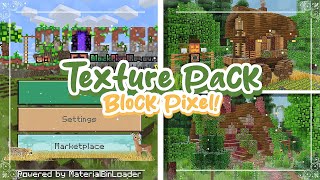 Cottagecore Colorful  Aesthetic Texture Pack BlockPixel for Minecraft BedrockPE 112120 🌲🪵 [upl. by Bathesda77]