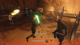 Luke clutches up against sweaty Maul player  HvV 654  Star Wars Battlefront 2 [upl. by Gingras63]