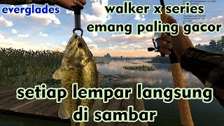 everglades fishing planet lure walker xseries emang gacor [upl. by Aramoiz19]