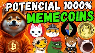 💥MEMECOINS💥PONTENCIAL 1000💥TURBO  DOG  FLOKI  PEPE  VISTA  DOGE  MEW  LOBO  POPCAT📉 💰MEMES [upl. by Nylave333]