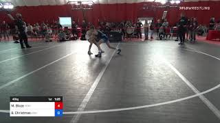 48 Kg Consolation  Marcus Blaze Perrysburg Wrestling Club Vs Brodie Christmas Ironclad Wrestlin [upl. by Marybelle]