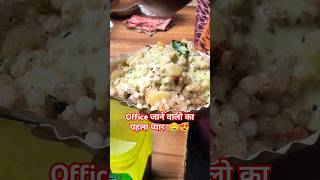 Most famous street food in navi mumbai kharghar navimumbai streetfood sabudana [upl. by Nyraf]