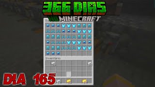 366 Dias no MINECRAFT  Dia 165  MUITOSSS RECURSOS [upl. by Dulciana]