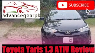 Toyota Yaris ATIV 13 CVT  Detail Review  Price Specifications amp Features  Advancegearpk [upl. by Sunil]