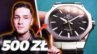 NAJLEPSZY ZEGAREK DO 500 ZŁOTYCH Casio Edifice EFRS108D CasiOak [upl. by Reel]