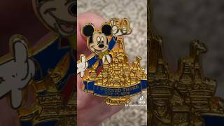 Disneyland 50th anniversary 2005 pin disney mickeymouse disneyland disneypins sleepingbeauty [upl. by Bently197]