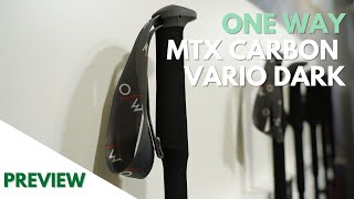 One Way MTX Carbon Vario Dark  Preview  Una nueva marca de bastones que de bien seguro no conocías [upl. by Ashti580]