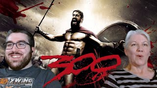 My Mom Watches 300 Movie Reaction  First Time Watching [upl. by Gwenette]