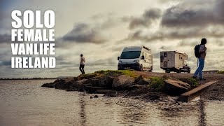 SOLO FEMALE VANLIFE  A campervan trip in IRELAND [upl. by Kudva]