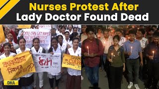 Kolkata Doctor Murder Update Nurses Protest After Lady Found Dead In RG Kar Hospital In Kolkata [upl. by Herta93]