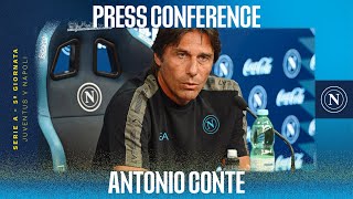 LIVE  La conferenza stampa di Mister Antonio Conte in vista di Juventus  Napoli [upl. by Mariquilla654]